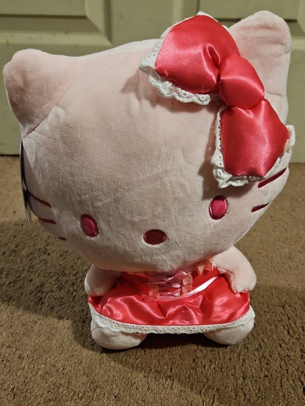 Hello Kitty Pink Plush with Pink Bow and Skirt